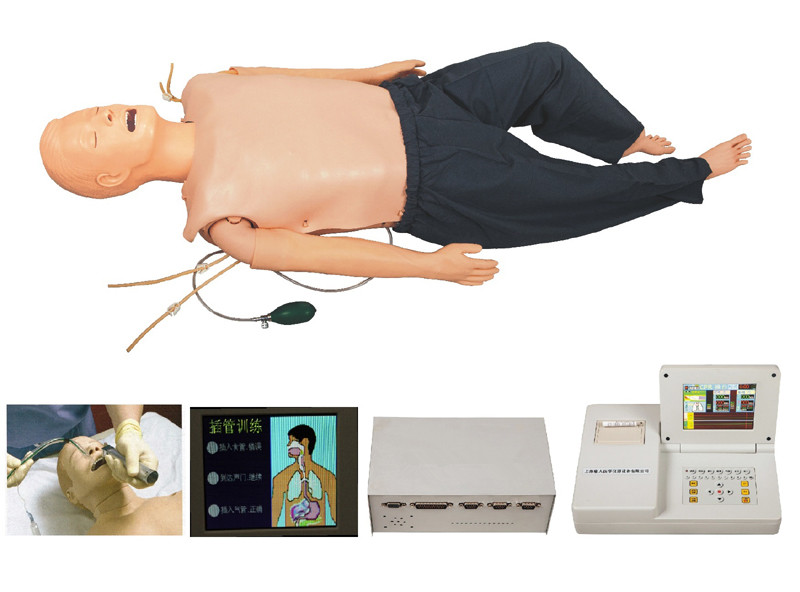 高級多功能急救訓練模擬人（心肺復蘇CPR與氣管插管綜合功能、嵌入式系統）